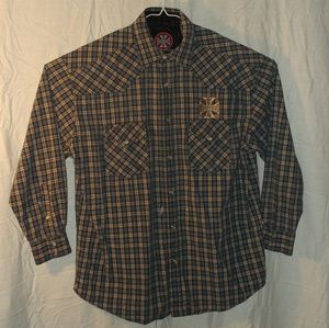 West Coast Choppers LS Pearl Snap Jesse James